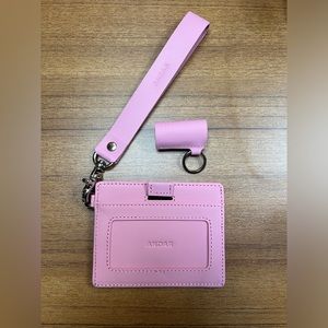 NEW Andar Denner wallet PLUS chapstick holder in Peony